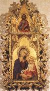 Simone Martini, Madonna and Child with Angels and the Saviour